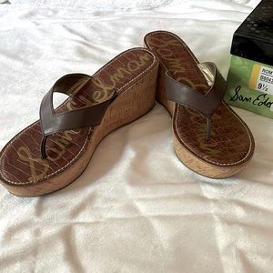 Sam Edelman Romy Espresso Leather sandal